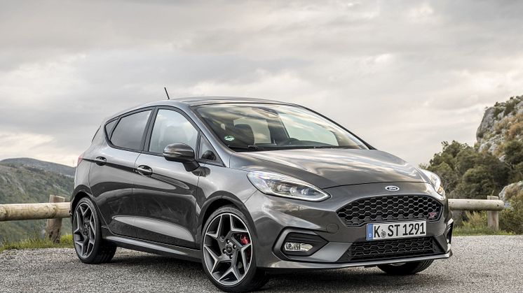 Upea Ford Fiesta ST Magnetic-harmaana.