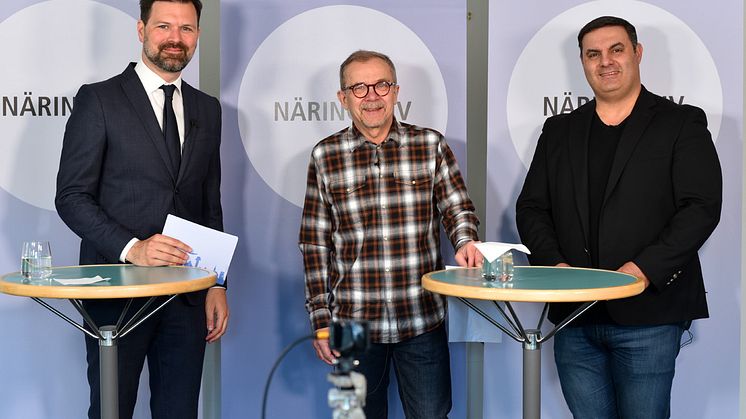 Mathias Forsberg, Arne Andersson och Andie Lahdo