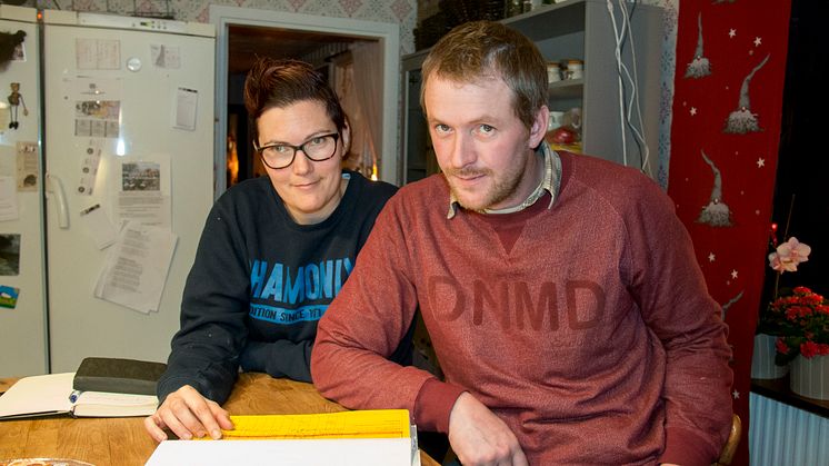 Karin och Tobias  - två entreprenörer som ser utmaningar som möjligheter att prova nytt 