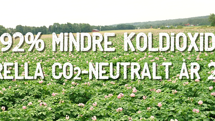 Estrella minskar sin klimatpåverkan med 92%.