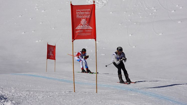 Downhill racer at the 78th Int. Inferno Race