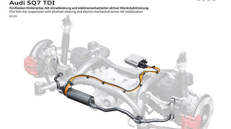 Audi SQ7 TDI - rear suspension