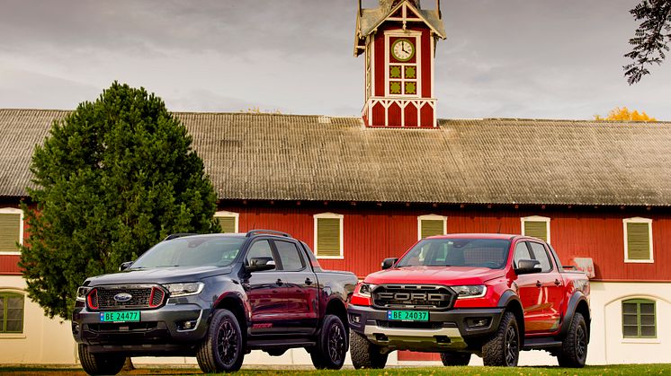 Ford Ranger Mest solgte pickup 2020
