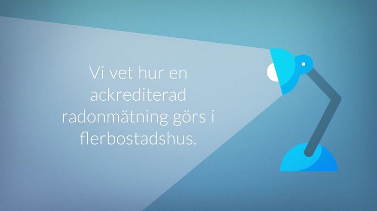 Mäta radon i flerbostadshus