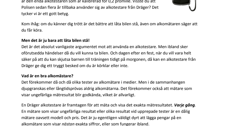 Vad är egentligen en bra alkotestare?