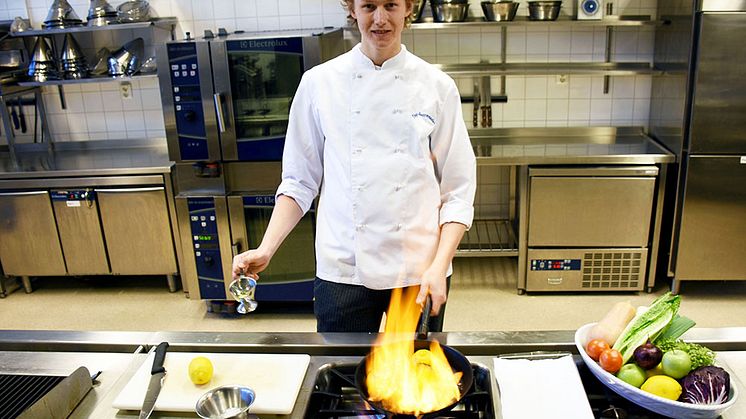 Tingvalla-eleven David Bergin är en av sex finalister i Swedish Young Chef Award.