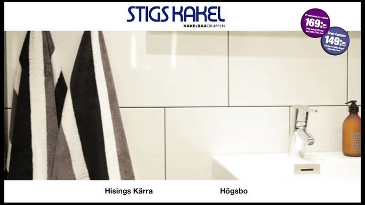 Stigs Kakel TV reklam TV4 Göteborg februari 2011
