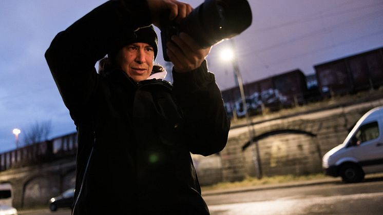 Canon Ambassador, Lorenz Holder shooting with the EOS R5