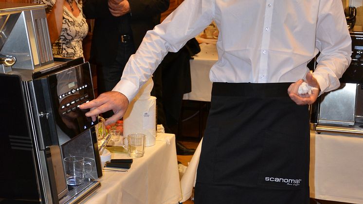 Sven Edwardson från Göteborg vinnare i Coffee Professionals Cup