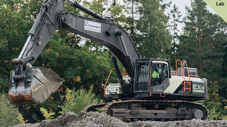 Electric Site - Volvo EX1 elgrävmaskin