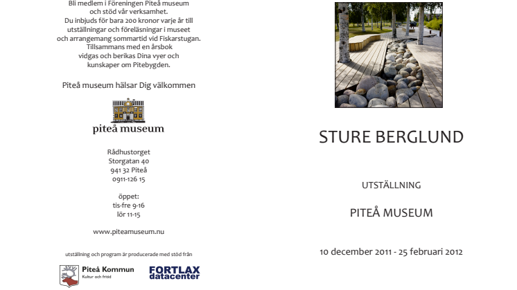 Sture Berglund på Piteå museum