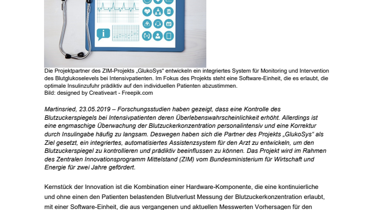 Innovatives Assistenzsystem für die Blutzuckerkontrolle bei Intensivpatienten rettet Leben