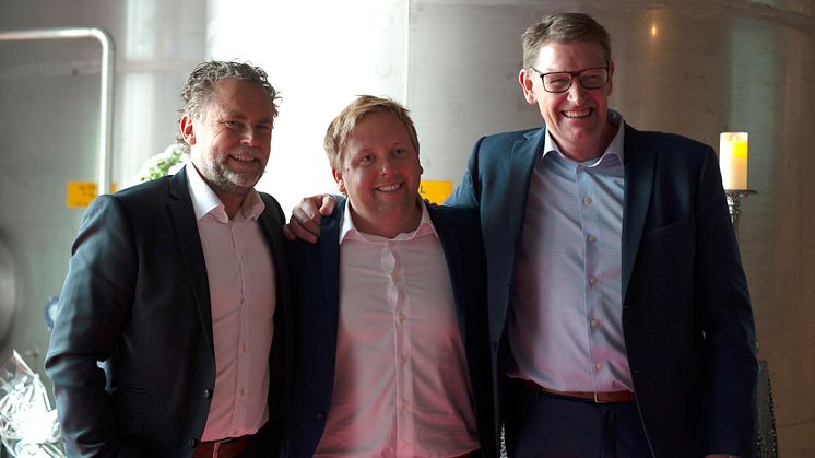 Lars Rosell, Christian Lindell, Johan Brandberg Arlanda 2018