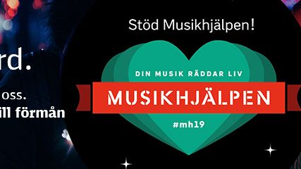 Gratis frakt under Musikhjälpen 2019