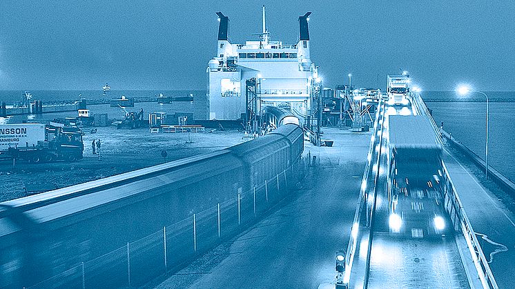 Konventionell järnvägstrafik i Trelleborgs Hamn