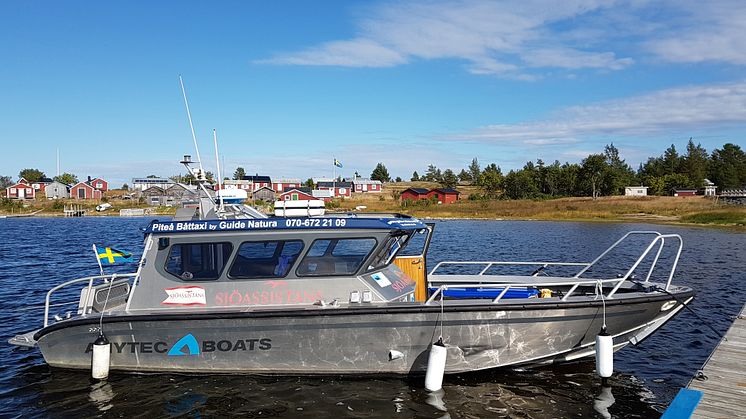 Ny entreprenör blir Guide Natura med båten M/B Renön som tar 12 passagerare. Foto: Hansi Gelter