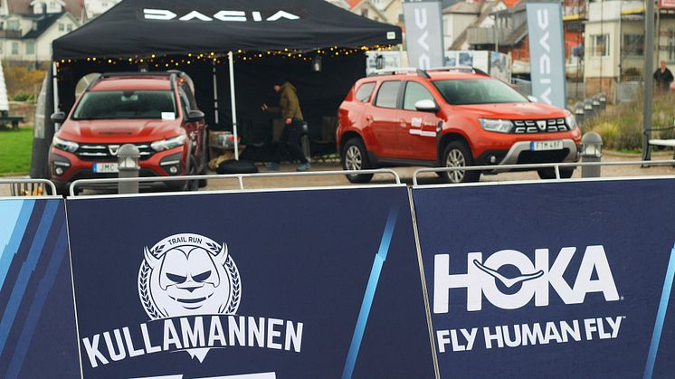 Dacia Duster och Dacia Jogger på Kullamannen, UTMB® World Series