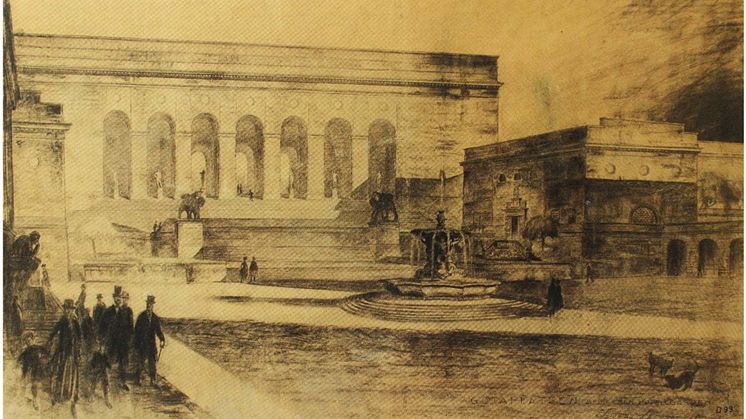 Arkitektförslag Konstmuseet 1917 - källa_Regionarkivet