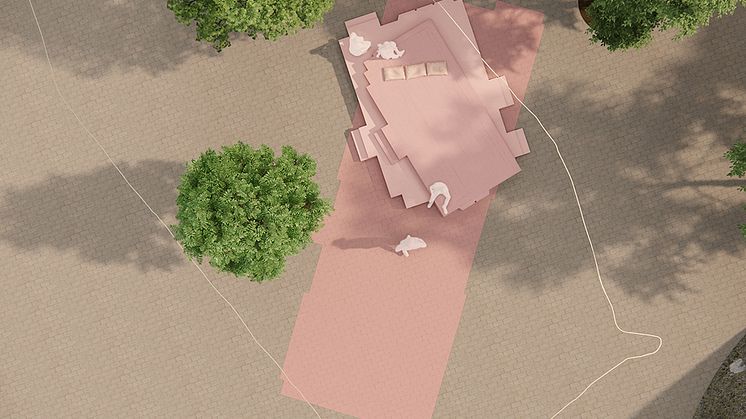 Skiss av "Gläntan", bild: Conny Karlsson Lundgren/New Order Arkitektur