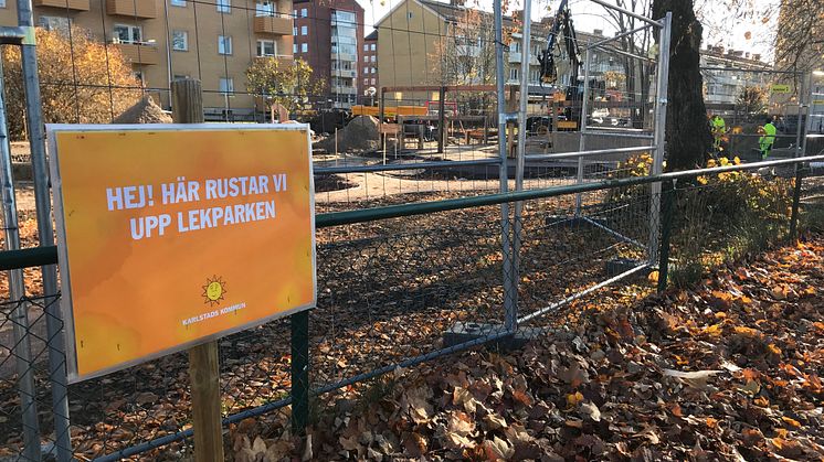 En sagolekplats växer fram på Sundsta