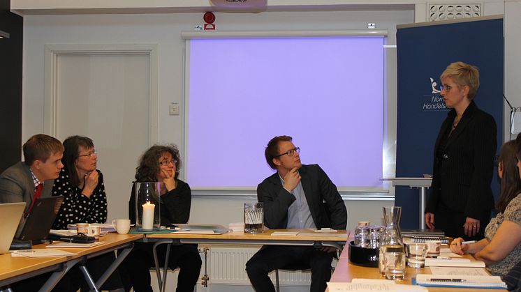 Miljöpartiet träffade näringslivet i Norrbotten för att diskutera järnvägens förutsättningar för ett fungerande näringsliv.