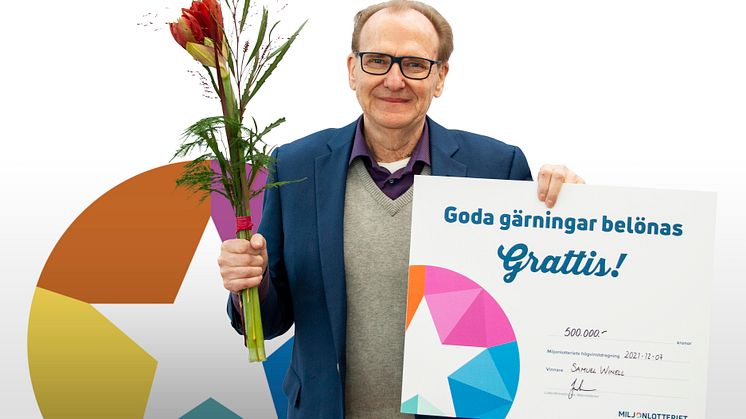 Samuel från Spånga vann 500 000 på skraplott från Miljonlotteriet