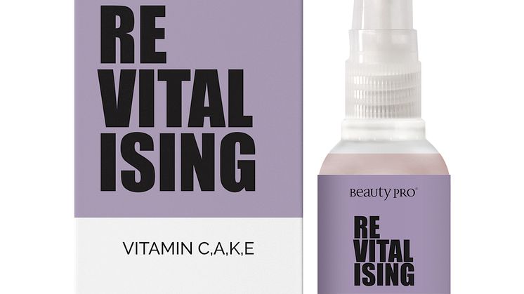 BeautyPro REVITALISING Box and Bottle