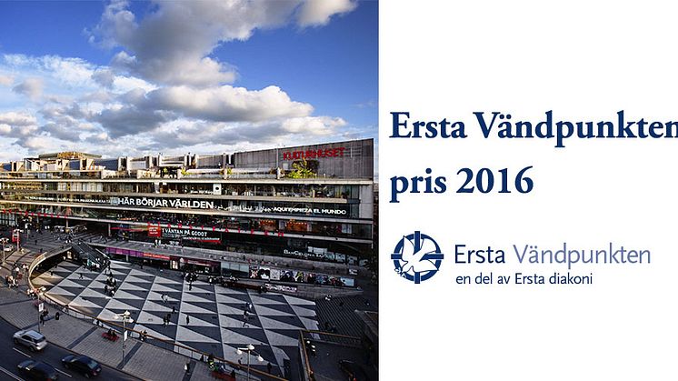 Ersta Vändpunktens pris 2016 går till Kulturhuset Stadsteatern