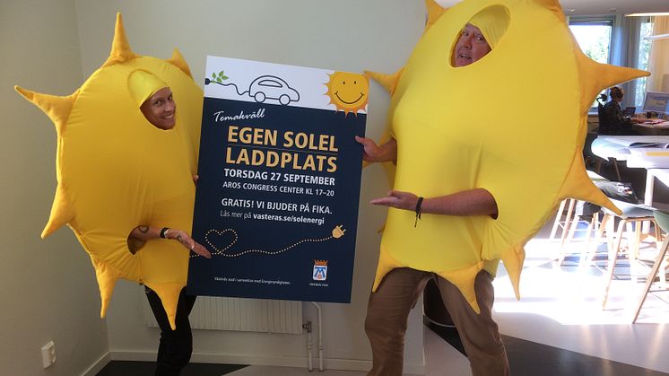 Temakväll om egen solel och laddplatser 