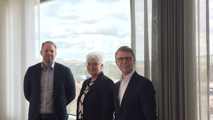 Peter Hermansson, Carina Zachau och Kristoffer Tamsons