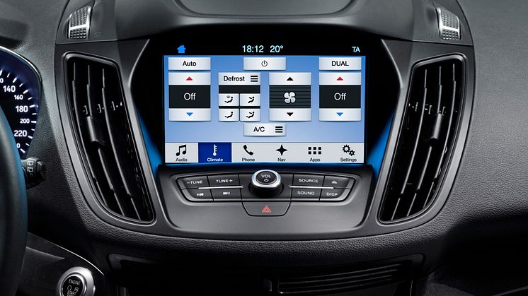 „Kellene egy kávé!” Az autósnak csak egy szavába kerül, és az Európába most érkező Ford SYNC 3 máris kávézót, benzinkutat vagy parkolót keres 
