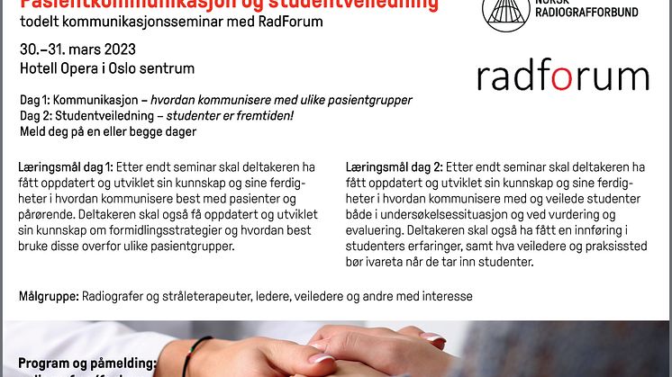 Fagkurs: Pasientkommunikasjon og studentveiledning