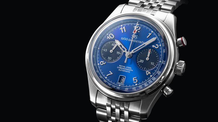 Royal Steel Chronograph 40mm Blue Image - Sjöö Sandström.jpg