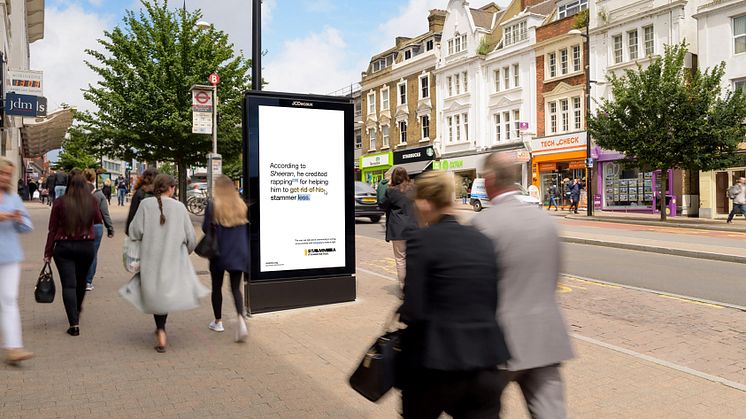 example of an ad in situ - ed sheeran
