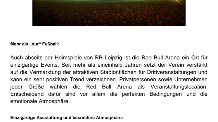 Eventlocation Red Bull Arena 