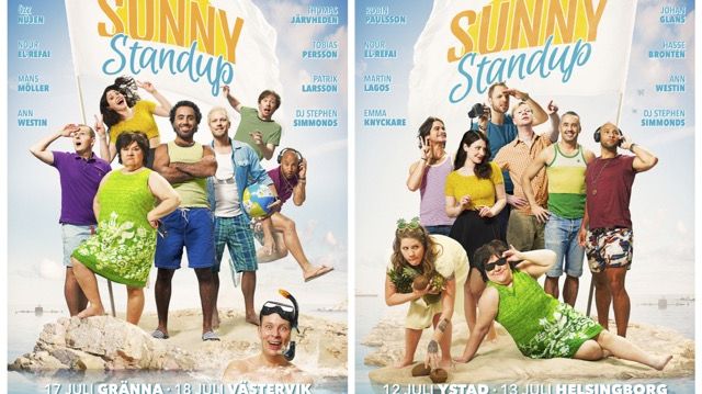 Emma Knyckare och Nour El-Refai tar plats på resan när årets upplaga av Sunny Standup åker på turné!