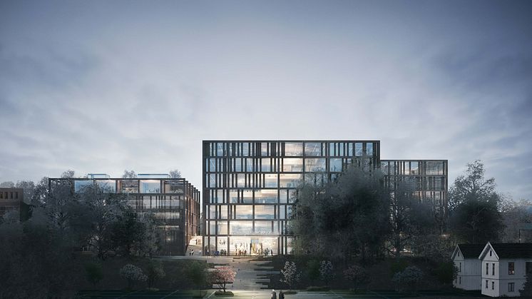 Förslag KUNSKAPSLÄNKEN, arkitekttävling universitetsbiblioteket