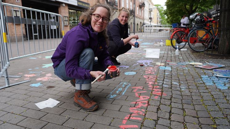 Till vänster Sofia Hallerbäck, vattenstrateg. Till höger Ida-Lis Rundin, vattensamordnare.