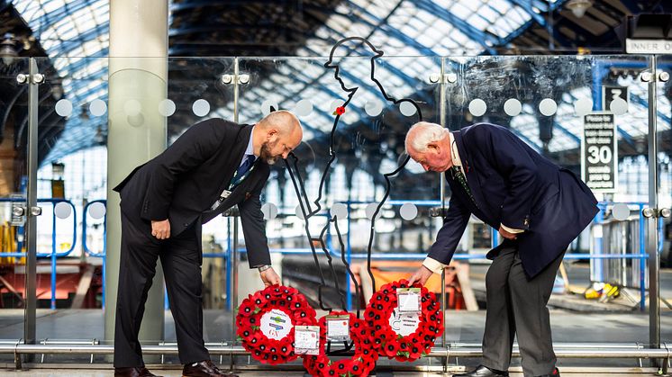 Southern transports poppy wreath for 'Routes of Remembrance'. More images below.