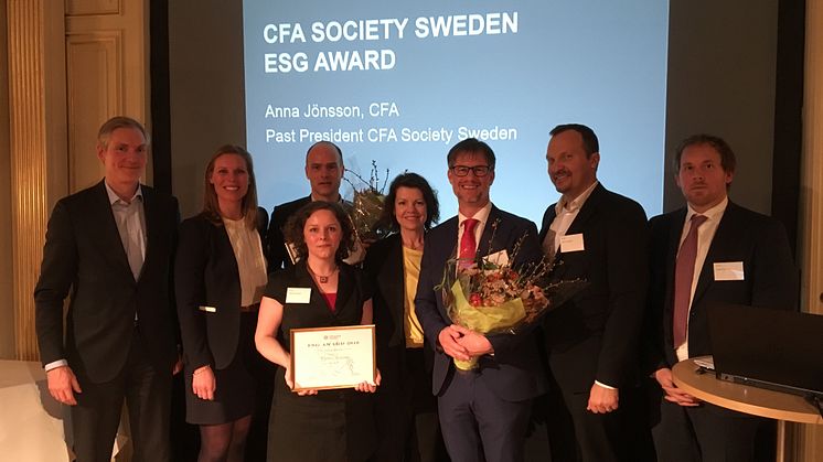 Från vänster: Henrik Malmsten, Anna Jönsson, Hanna Arneson, Fredrik Holst, Filippa Bergin, Björn Sundin, John Howchin, Peder DuRietz