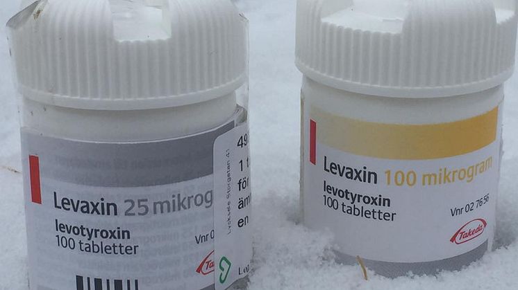 ​Få sköldkörtelsjuka mår bra trots medicinering