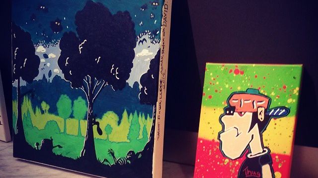 Med graffitin som inspirationskälla – utställning på Rådhuset