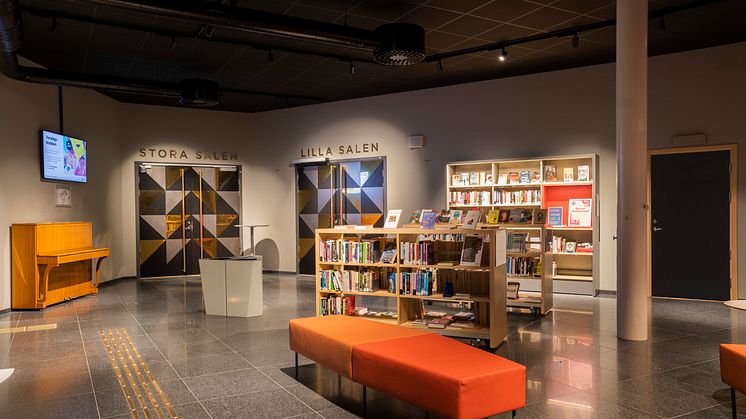 Interiör, Kulturhuset Bergsjön - foto Kristian Schling, Sweco