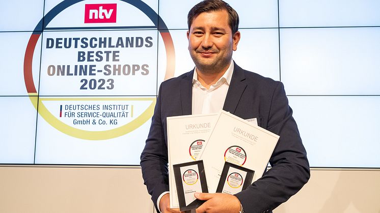 E-Commerce Director Dario Romano bei der n-tv-Preisverleihung_Fotograf_Thomas Ecke