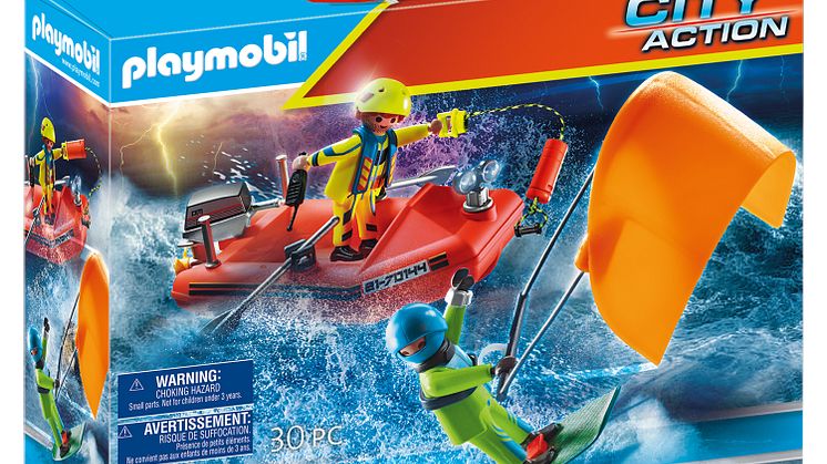 Seenot - Kitesurfer-Rettung mit Boot (70144) von PLAYMOBIL
