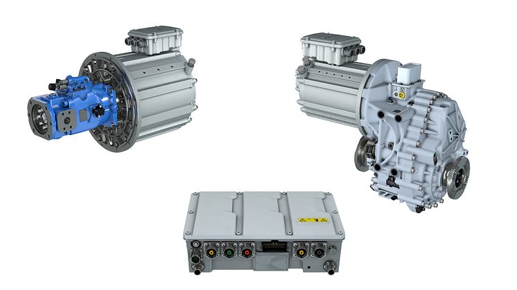 Ny plattform för elektrifierade mobila arbetsmaskiner: Bosch Rexroth presenterar "eLION"