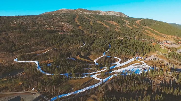 Slik så det ut i fjor like før åpningen av årets langrennssesong. Foto: Fredrik Otterstad