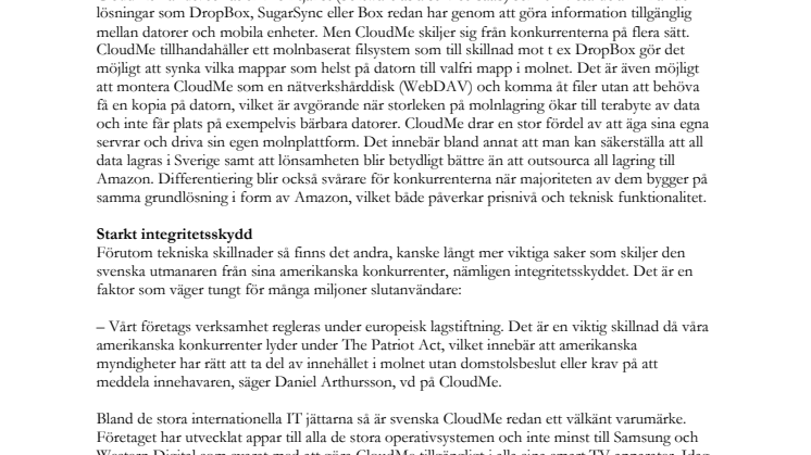 Vår data ska lagras i ett Europeiskt moln