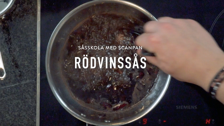 Scanpans såsskola - Rödvinssås