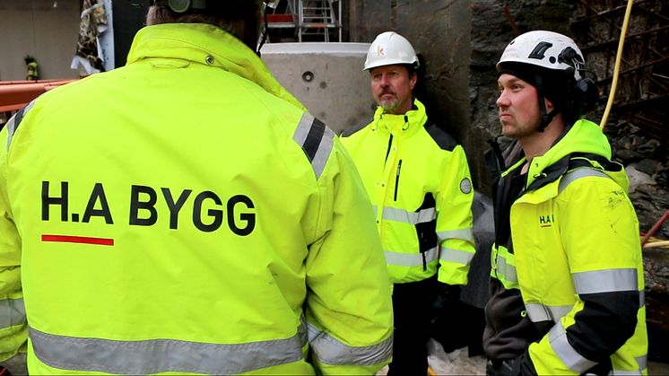HA Bygg lägger bokstavligen grunden till ett nytt förlossningshus på Östra Sjukhuset i Göteborg.